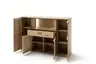 Highboard - mit Beleuchtung, Eiche teilmassiv