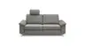 Sofa CALM PLUS - 3-Sitzer, 2x Relaxfunktion, Stoff, Steingrau