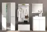 Garderobe - inkl. Sitzkissen, Weiß