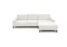  Ecksofa CALM MOVE 2.0 - 2,5-Sitzer mit Longchair rechts, Feincord, Weiß
