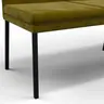 Polsterbank Saragossa - Breite ca. 200 cm, Stoff, Moos