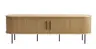 TV-Lowboard - B ca. 180 cm, Eiche Furnier, Natur
