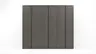 Drehtürenschrank Loretto - B ca. 280 cm, Melamin matt, Anthrazit