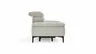 Sofa Felipa - 3-Sitzer inkl. Relaxfunktion (motorisch) und Kopfteil verstellbar, Stoff, Natur