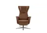 Sessel - Gr.M, Relaxfunktion, Leder, Cognac