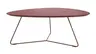 Couchtisch Fano - LBH ca. 96x86x38 cm, Fenix, Bordeaux