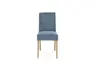 Stuhl  SITTING TOGETHER_L- Stoff, Blau, Eiche Natur