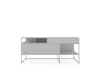 Sideboard Catona - Lack matt, Steingrau