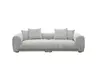 Megasofa - 2-Sitzer, Stoff, Creme