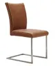 Freischwinger Floriana - Leder, Cognac