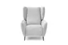 TV-Sessel - Relaxfunktion, Stoff, Silberfarben