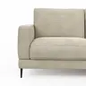 Ecksofa Janne - 2-Sitzer, Ecke rechts, Feincord, Sand