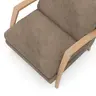 Sessel Karasu - Chic, Stoff, Taupe