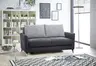 Sofa - Schlaffunktion, Stoff, Schwarz