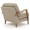 Sessel Karasu - Chic, Stoff, Natur