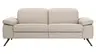 Sofa Rafaela 2.0 - 2,5-Sitzer inkl. Kopfteil verstellbar, Leder, Champagner