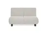 Faltsofa EBBY - 2-Sitzer ohne Armlehne, 140 cm inkl. Schlaffunktion/Relaxfunktion, Stoff, Creme