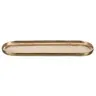 Deko-Schale - LBH ca. 37x11,5x2,5 cm, Goldfarben