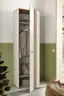 Garderobenschrank - B ca. 60 cm, Kaschmir, Evoke Eiche Nachbildung