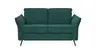 Sofa Melida - 2-Sitzer inkl. Schlaffunktion, Stoff, Smaragd