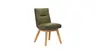 Stuhl Calgary - Leder, Olive