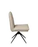 Stuhl MARCELLA - drehbar, Leder, Latte