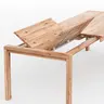 Esstisch Cartago Soft - ausziehbar, LB ca. 180x95 cm, Astbuche massiv, natur geölt