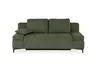 Sofa JEREMO - 2-Sitzer inkl. Schlaffunktion und Armlehnen verstellbar, Stoff, Dunkelgrün