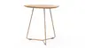 Ecktisch Fano - LBH ca. 59x50x55 cm, Fenix, Beige