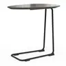 Sofatisch Fano - LBH ca. 57x39x54 cm, HPL Laminat, Graubraun