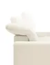 Ecksofa - CALM FLEX 2.0, 3-Sitzer mit Longchari rechts, Kopfteil verstellbar, Stoff, Weiß