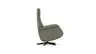 Sessel Girona - Relaxfunktion (motorisch), Leder, Moos