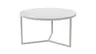 Couchtisch Joan 6 - LBH ca. 58x58x33 cm, Metall, Kreidefarben