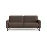 Sofa Aracena - 3-Sitzer, Leder, Dunkelbraun