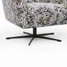 Drehsessel Charlotte - Stoff, Blumig