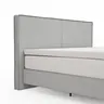 Boxspringbett Alpin - Liegefläche ca. 180x200 cm, Stoff, Grau