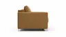 Sofa Nuoro - 2,5-Sitzer inkl. Schlaffunktion, Armlehne schmal, Stoff, Cognac