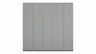 Drehtürenschrank Viana - B. ca. 250 cm, Lack, Steingrau