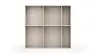 Drehtürenschrank Loretto - B ca. 254 cm, Melamin matt, Weiß