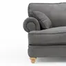 Sofa Mapleton - 3-Sitzer, Stoff, Anthrazit