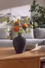 Ecksofa Serava - 2,5-Sitzer mit Longchair rechts, inkl. Relaxfunktion, Stoff, Grau
