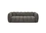 Megasofa- 2-Sitzer, Stoff, Graphit