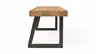 Holzbank Clifton - Breite ca. 180cm, Zerreiche massiv, natur