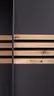 Schwebetürenschrank Viana - BHT ca. 300x230x68 cm, Anthrazit