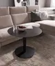 Couchtisch Camas - LBH ca. 75x75x42 cm, Keramik, Schwarz