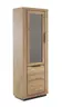Vitrine - B ca. 72 cm, Wildeiche massiv geölt