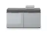 Schuhbank GILLIAN - B/H/T ca. 97x47x40 cm, Graphit