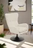 Sessel - drehbar, Stoff, Beige
