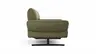 Sofa Alexander - 3-Sitzer inkl. Kopfstütze/Armlehne verstellbar, Leder, Olive