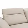 Sofa Rafaela 2.0 - 2,5-Sitzer inkl. 1x Relaxfunktion und Kopfteile verstellbar, Leder, Champagner